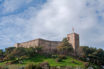 Antiguo castillo del municipio de Fuengirola en la provincia de Málaga, Andalucía