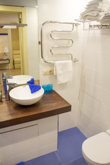 interior of modern bathroom