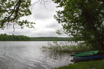 boat on lake