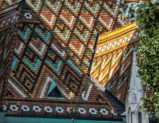Roof Tile detail, St Matthias Church, Budapest