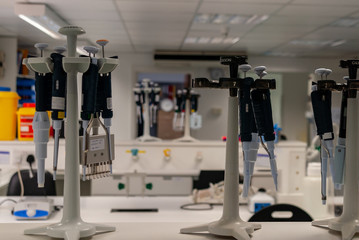 Fototapeta premium Professional pharmaceutical research and test laboratory