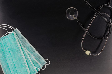 Medical mask with a fanendoscope, epidemic protection.