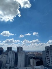Fototapeta premium clouds over city