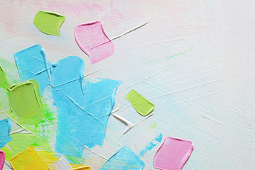 abstract acrylic paint texture on canvas, background