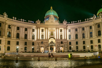 Fototapeta na wymiar Saint Michael's wing in Vienna