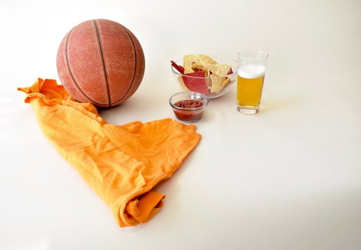 Game Day March Madness Basketball Tournament Snacks And Team Colors