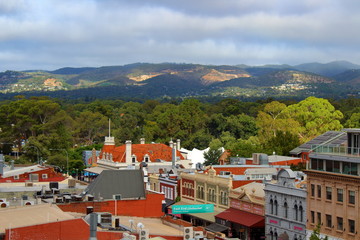 Fototapeta na wymiar view of adelaide east end, Australia