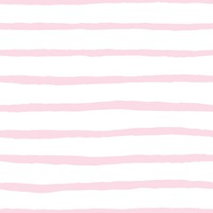 Tile vector pattern with pink and white stripes background - 327958046