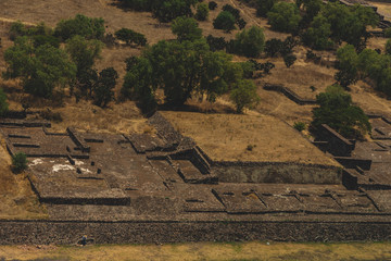 Teotihuacan, Mexico -May 2019 The city and the archaeological site covers a total surface area of...