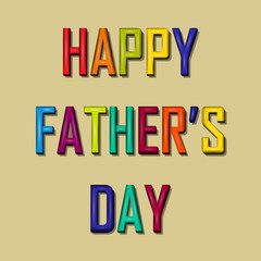 Happy fathers day card