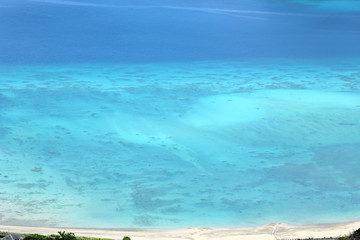 奄美大島　奄美ブルーの海