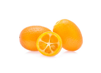 kumquat,cumquat fruit isolated on white background