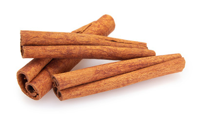 Cinnamon isolated on white background