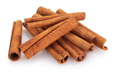 Cinnamon isolated on white background