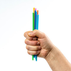 Colored straws
