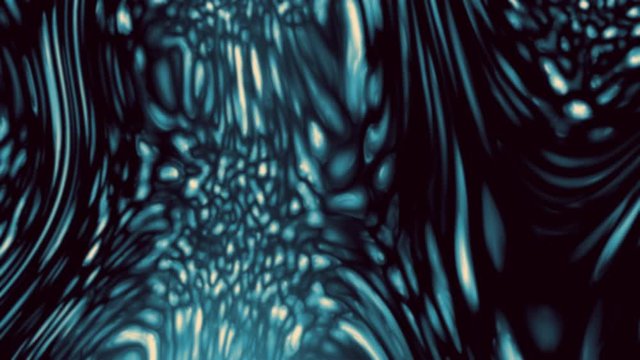 Fractal 2024: A blue fractal background ripples and flows (Loop).