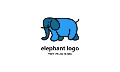 The concept of modern Sderhana elephant logo design is easy to remember	