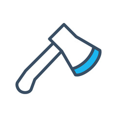 Axe icon filled outline style