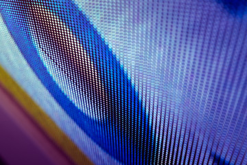 Naklejka premium CloseUp LED blurred screen. LED soft focus background. abstract background ideal for design.