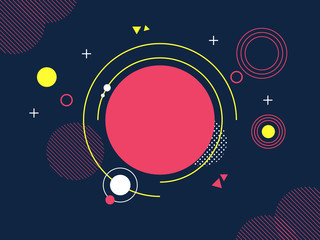 Vector background, minimal geometric and dynamic shapes. simple and modern design.