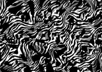 abstract zebra skin texture design