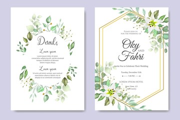 Beautiful Wedding Invitation Design Template