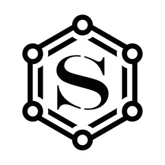 SS S letter logo design vector