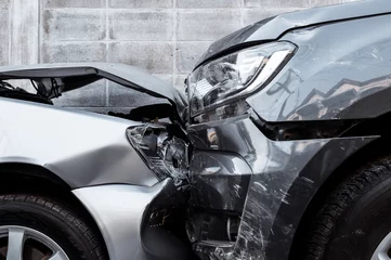 car crash accident on street © pariwatpannium