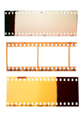 (35 mm.) film collections frame.With white space.film camera.	