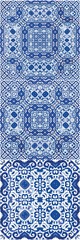 Fototapeta na wymiar Antique azulejo tiles patchwork.