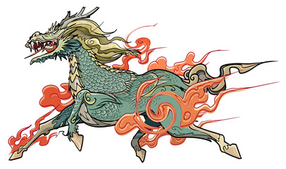 中国の神獣-麒麟 © freehand