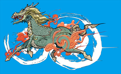 中国の神獣-麒麟 © freehand