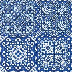 Portuguese vintage azulejo tiles.