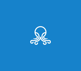 octopus logo design eleemnt 