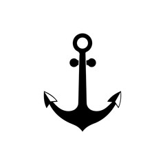 Anchor icon Logo Template vector illustration