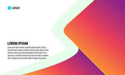 Modern abstract gradient background templates