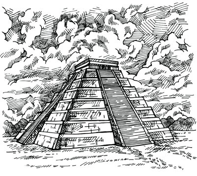 Aztec Pyramid Drawing Images – Browse 3,872 Stock Photos, Vectors, and  Video | Adobe Stock
