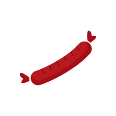 Sausage icon design. vector illustration