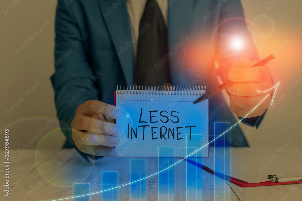 Poster word writing text less internet. business photo showcasing having no way of connecting or accessing 