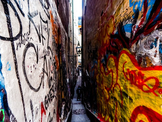 graffiti on wall
