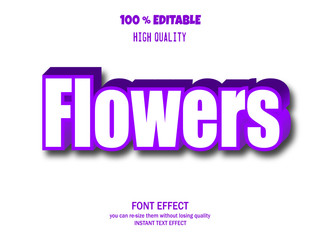 modern styled 3D trendy font and alphabet for poster