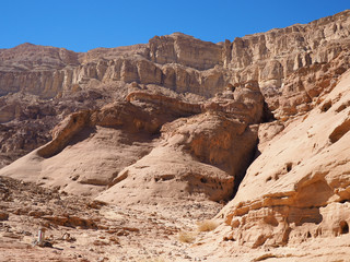 Obraz premium Timna Park and King Solomon's Mines Negev Desert Israel