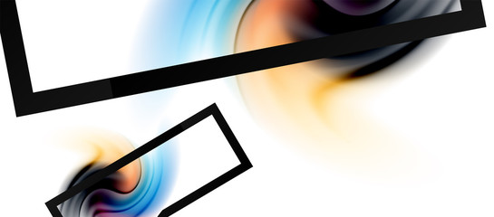 Abstract background, fluid mixing gradient liquid style colors composition. Vector Illustration For Wallpaper, Banner, Background, Card, Book Illustration, landing page