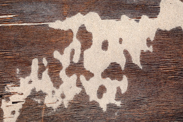 Superfice di legno sporca di sabbia - dettaglio