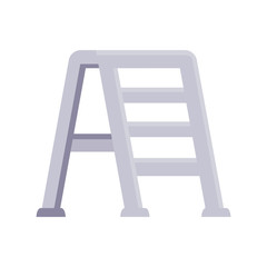 ladder icon, flat detail style