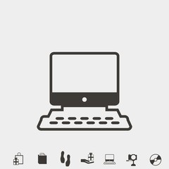 computer icon vector illustration and symbol for website and graphic design