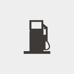 gas station icon vector illustration and symbol for website and graphic design