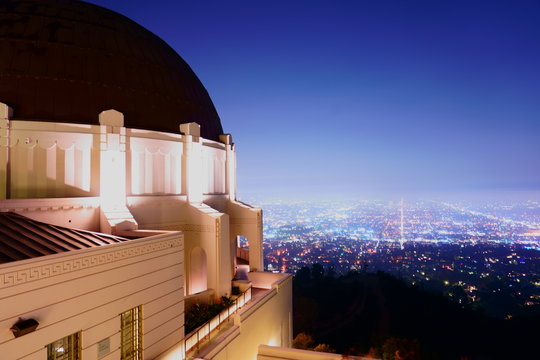 グリフィス天文台から見る夜景 / Night view from Griffith Observatory