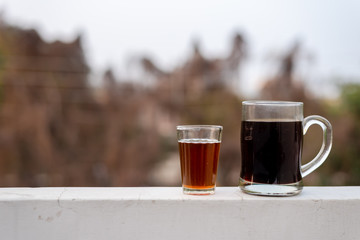 Black Tea and Black Coffee