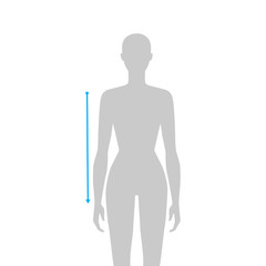 Women measurements fashion.